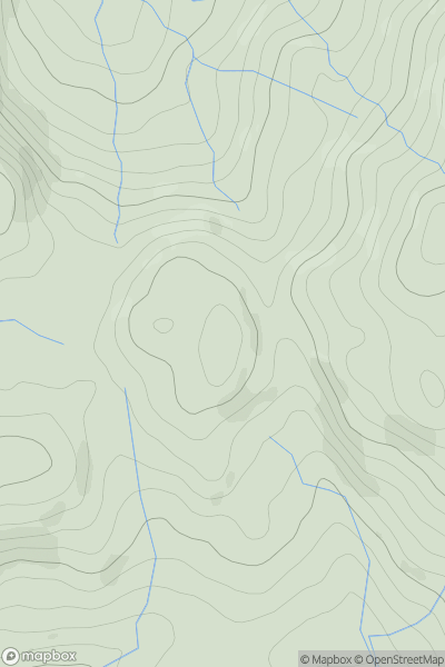 Thumbnail image for Cerniau showing contour plot for surrounding peak