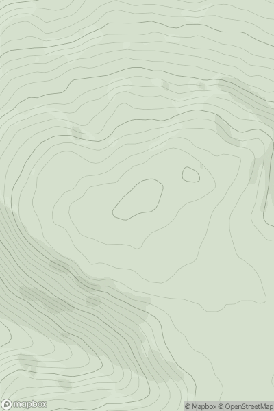 Thumbnail image for Graig-wen showing contour plot for surrounding peak