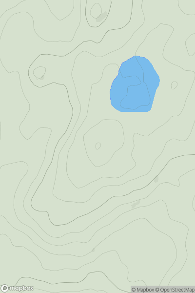 Thumbnail image for Pen-y-Ffrith showing contour plot for surrounding peak