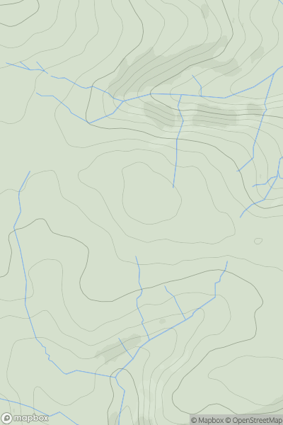 Thumbnail image for Cefn Bran showing contour plot for surrounding peak