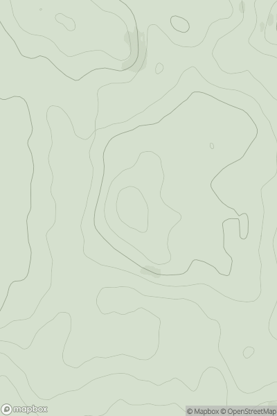 Thumbnail image for Mynydd Du showing contour plot for surrounding peak