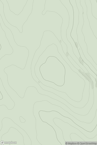 Thumbnail image for Cnoc na Carraige showing contour plot for surrounding peak