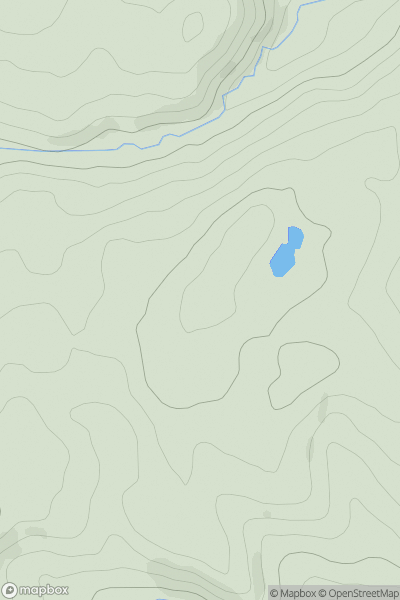 Thumbnail image for Plas-gwyn Mountain showing contour plot for surrounding peak