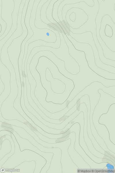 Thumbnail image for Pen Llanerch showing contour plot for surrounding peak
