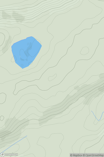 Thumbnail image for Cefn Caer-Euni showing contour plot for surrounding peak