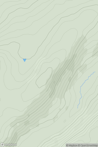 Thumbnail image for Caer Eini showing contour plot for surrounding peak
