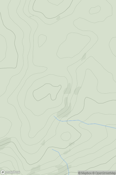 Thumbnail image for Pen Boncyn Cerniau showing contour plot for surrounding peak