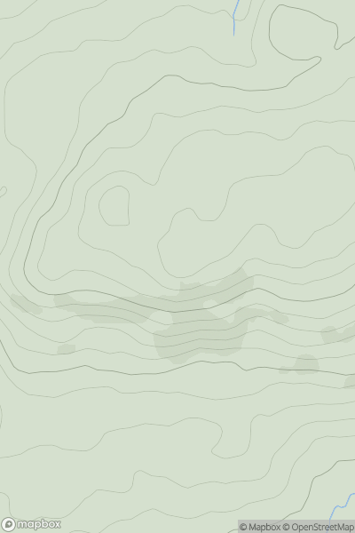 Thumbnail image for Moel Truan showing contour plot for surrounding peak
