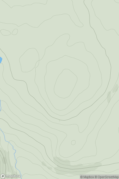 Thumbnail image for Y Lordship showing contour plot for surrounding peak