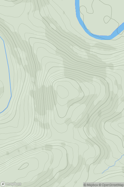 Thumbnail image for Pen-y-Vivod showing contour plot for surrounding peak
