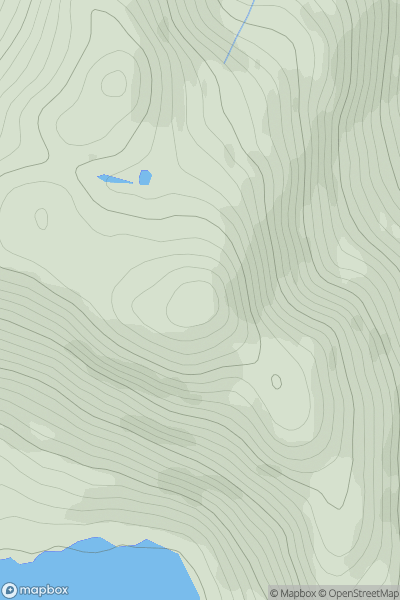 Thumbnail image for Scrinadle showing contour plot for surrounding peak