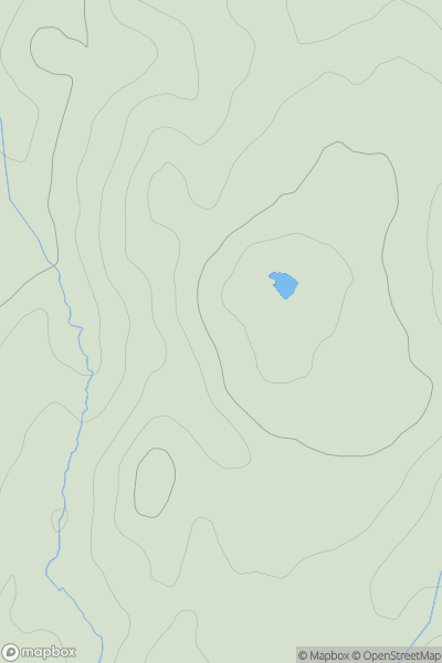 Thumbnail image for Moel-Wilym showing contour plot for surrounding peak