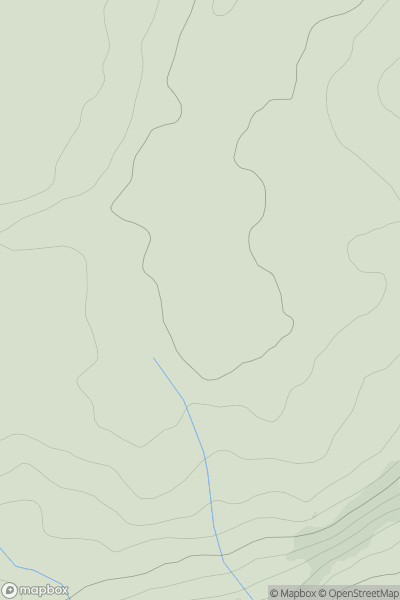 Thumbnail image for Moel Wenlli showing contour plot for surrounding peak