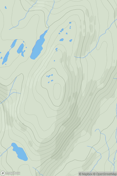 Thumbnail image for Ben Garrisdale showing contour plot for surrounding peak
