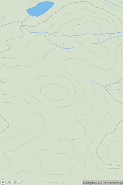 Thumbnail image for Ffridd Llwydiarth showing contour plot for surrounding peak