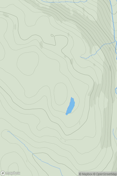 Thumbnail image for Cruach na Seilcheig (old GR) showing contour plot for surrounding peak