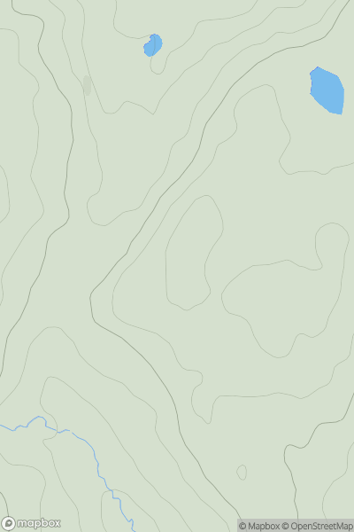 Thumbnail image for Pen-rhos showing contour plot for surrounding peak