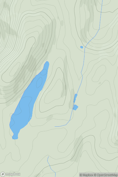 Thumbnail image for Fedw Felen showing contour plot for surrounding peak
