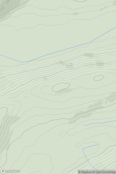 Thumbnail image for Cefn Goleu showing contour plot for surrounding peak