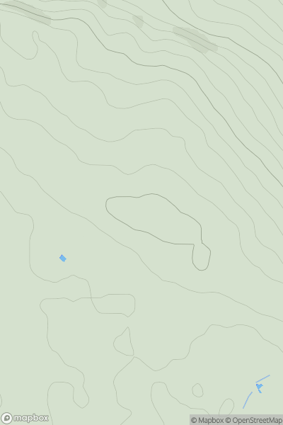 Thumbnail image for Pen y Ball showing contour plot for surrounding peak