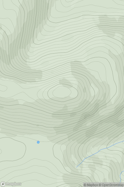 Thumbnail image for Sgorr nam Faoileann showing contour plot for surrounding peak