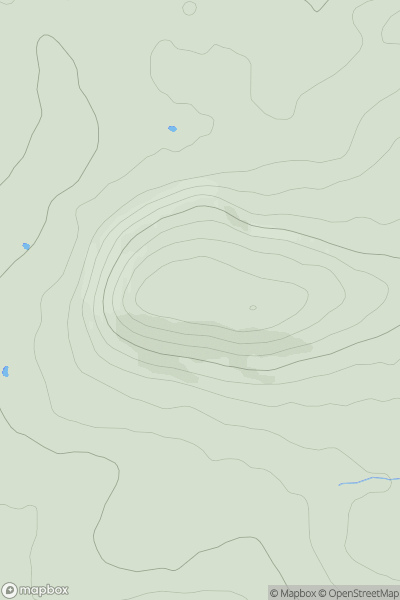 Thumbnail image for Gop Hill showing contour plot for surrounding peak