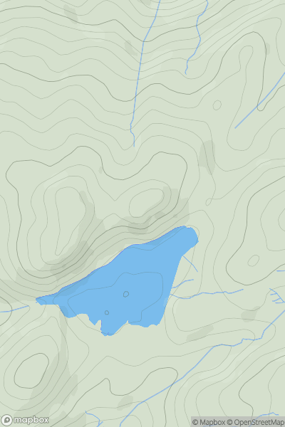 Thumbnail image for Moel Tecwyn showing contour plot for surrounding peak