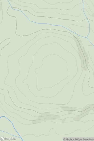 Thumbnail image for Pen-y-parc showing contour plot for surrounding peak