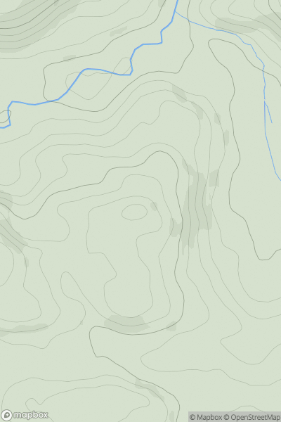 Thumbnail image for Brynglocsen showing contour plot for surrounding peak