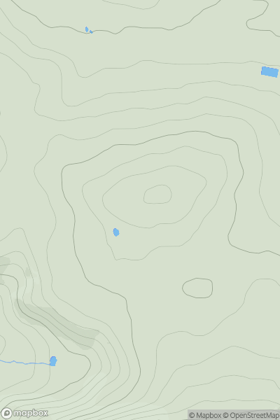 Thumbnail image for Marian Ffrith showing contour plot for surrounding peak