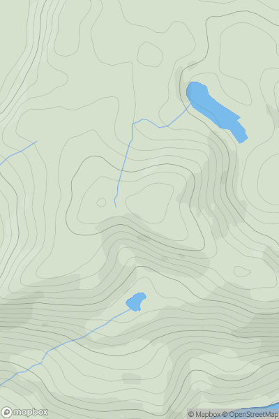 Thumbnail image for Y Gysgfa showing contour plot for surrounding peak