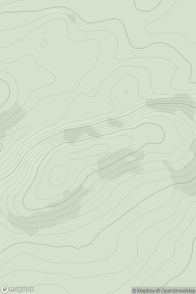 Thumbnail image for Beinn Tart a' Mhill showing contour plot for surrounding peak