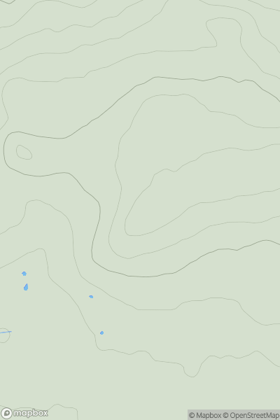 Thumbnail image for Bryn-yr-odyn showing contour plot for surrounding peak