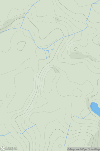 Thumbnail image for Moel y Llys showing contour plot for surrounding peak