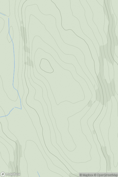 Thumbnail image for Graig Lom showing contour plot for surrounding peak