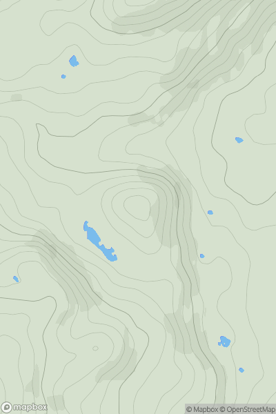 Thumbnail image for Cogwrn showing contour plot for surrounding peak