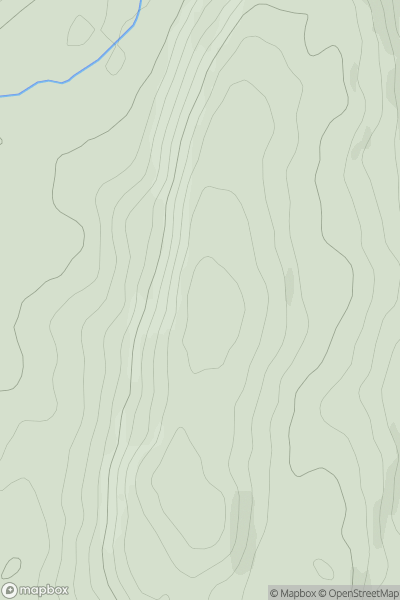 Thumbnail image for Craig-adwy-wynt showing contour plot for surrounding peak