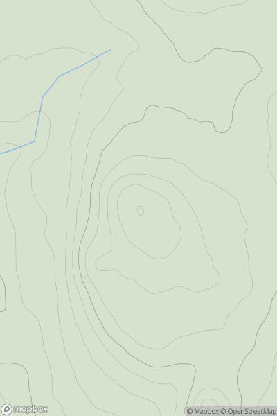 Thumbnail image for Mynytho Common showing contour plot for surrounding peak