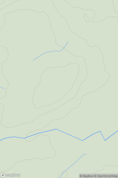 Thumbnail image for Bryn Ty-mawr showing contour plot for surrounding peak