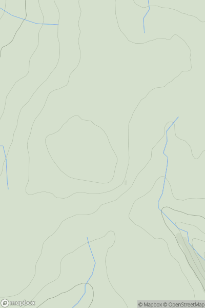 Thumbnail image for Pen Tyn Llidiart showing contour plot for surrounding peak