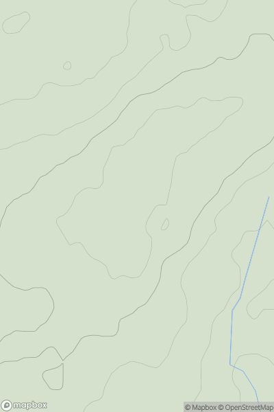 Thumbnail image for Bryn Carmel showing contour plot for surrounding peak