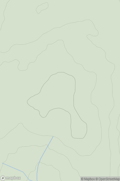 Thumbnail image for Penmynydd showing contour plot for surrounding peak