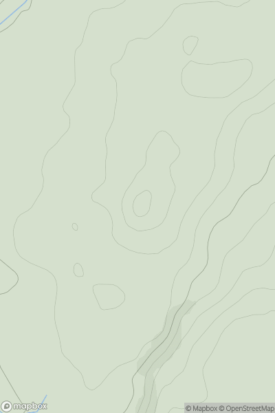 Thumbnail image for Clogwynbach showing contour plot for surrounding peak