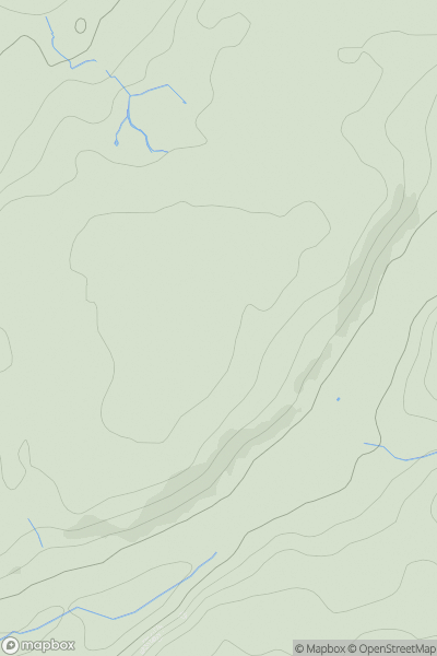 Thumbnail image for Penrhos Garnedd showing contour plot for surrounding peak