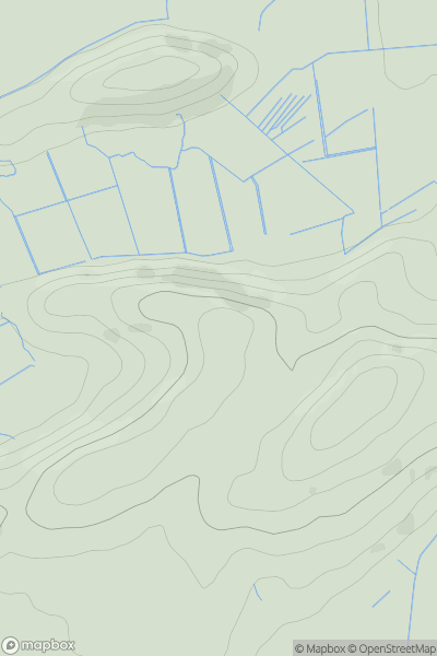 Thumbnail image for Pen Ty-fry showing contour plot for surrounding peak