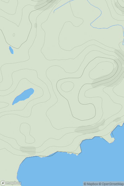 Thumbnail image for Parc y Borth showing contour plot for surrounding peak