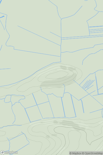 Thumbnail image for Hir Ynys showing contour plot for surrounding peak