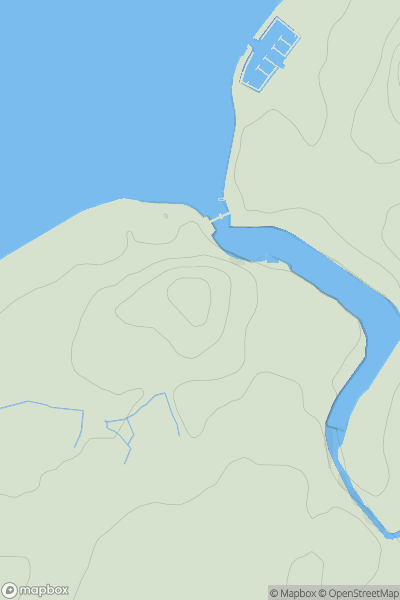 Thumbnail image for Coed Helen showing contour plot for surrounding peak