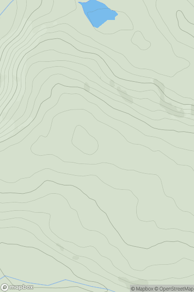 Thumbnail image for Bryn-y-maen showing contour plot for surrounding peak