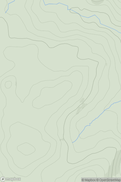Thumbnail image for Esgair Ffrwd showing contour plot for surrounding peak